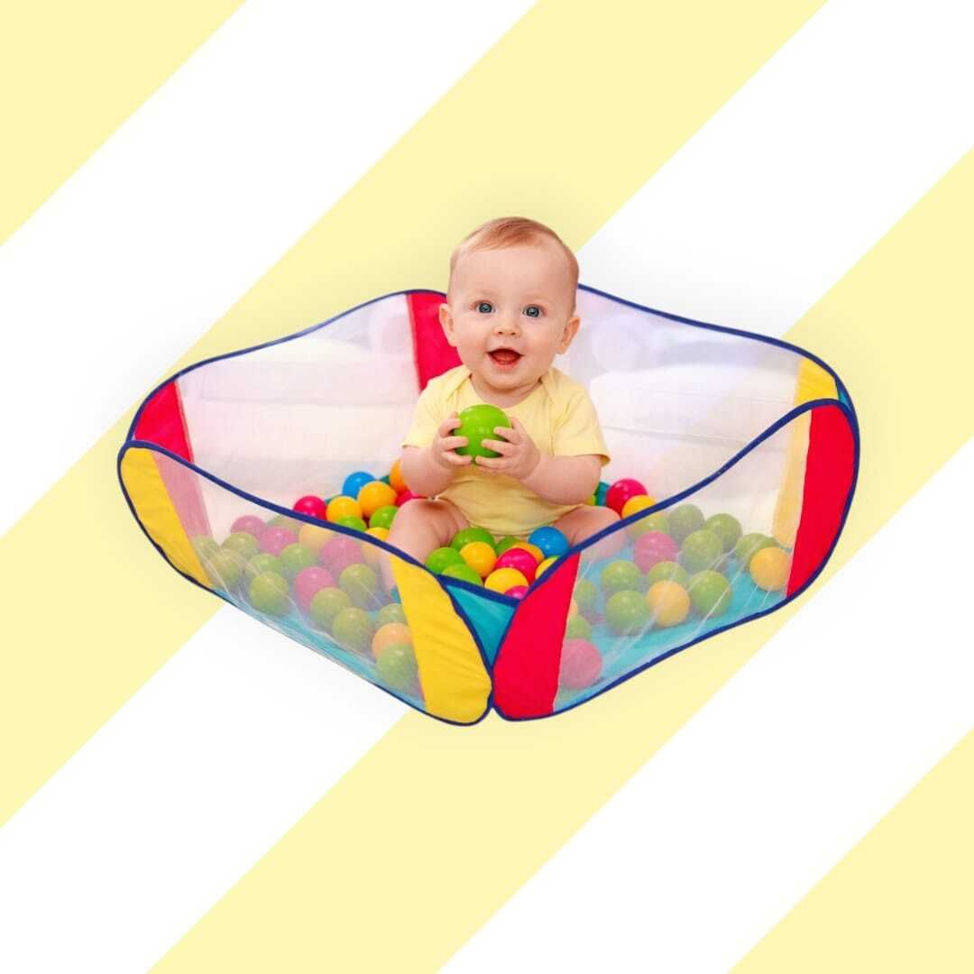 kindertales Ball Pool with Colour-Full Balls(IND*0373) Kids Inflatable Ball Pits-picture-37