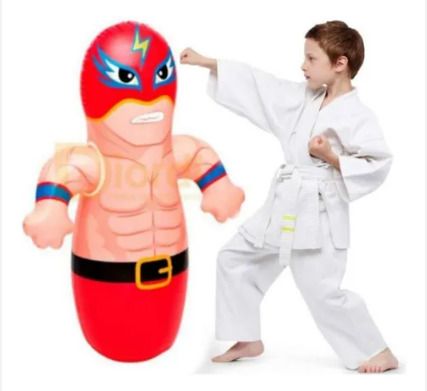 tiny tales In3D Inflatable Punching Bop Bag Water(IND*3216)-weighted Base Indoor ... Inflatable HitMe Toys-picture-28