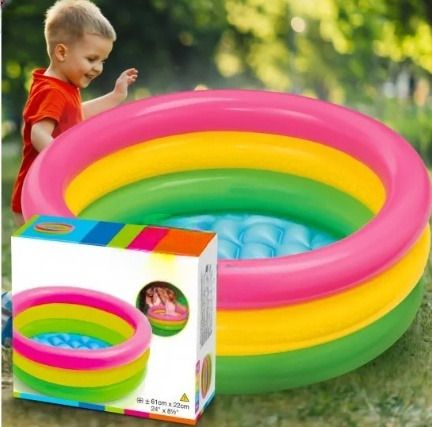 INFLATABLE SUNSET (IND*8520) GLOW BABY POOL Inflatable Swimming Pool-image-28