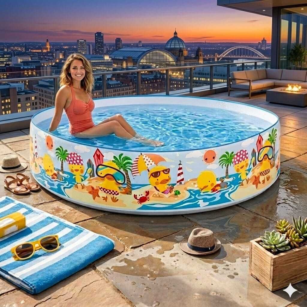 intelligent 5 Feet Non-Inflatable Kids(IND*521) Swimming Pool Inflatable Swimming Pool-picture-5