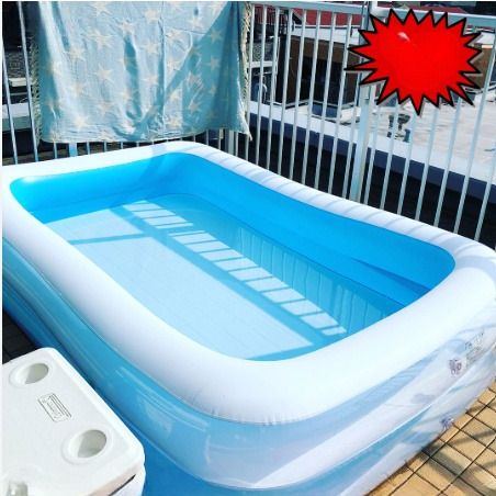 Inflatable Kids Swimming Pool With Free Pump Inflatable Swimming Pool-image-29