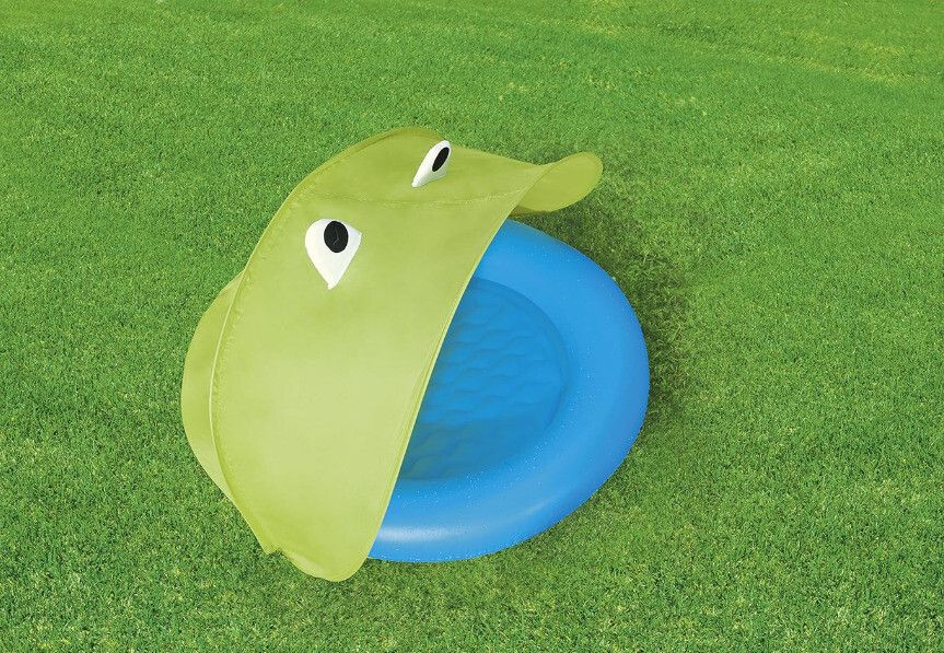 Children's (IND*70) Tent For Swimming Pool (Orange) Inflatable Swimming Pool-image-10