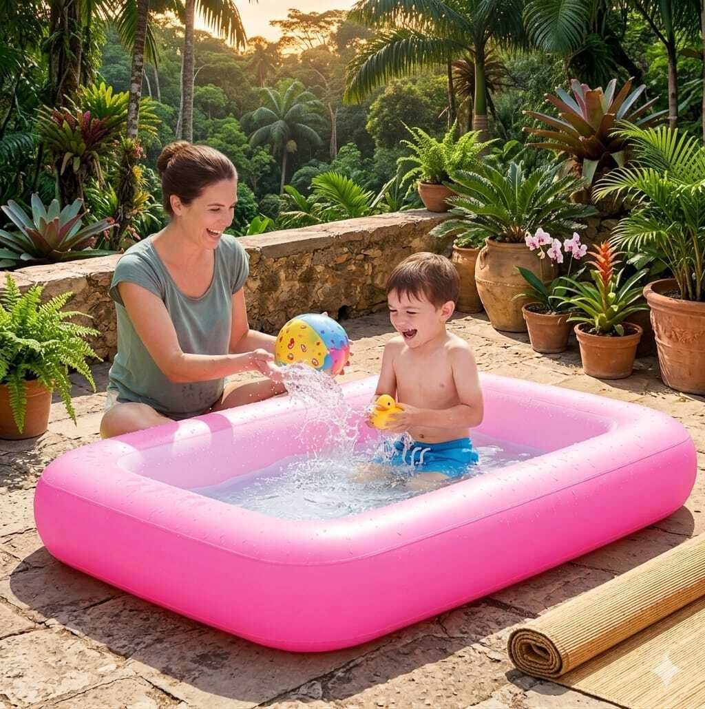 tiny tales Inflatable Swimming (IND*49)Pool for Kids & Adults, Inflatable Swimming Pool-picture-30
