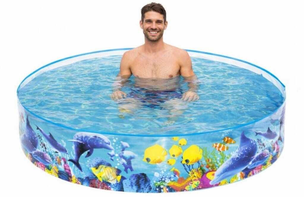 Inflatable Swimming(IND*956) Pool for Kids 6 Feet Inflatable Swimming Pool-image-27