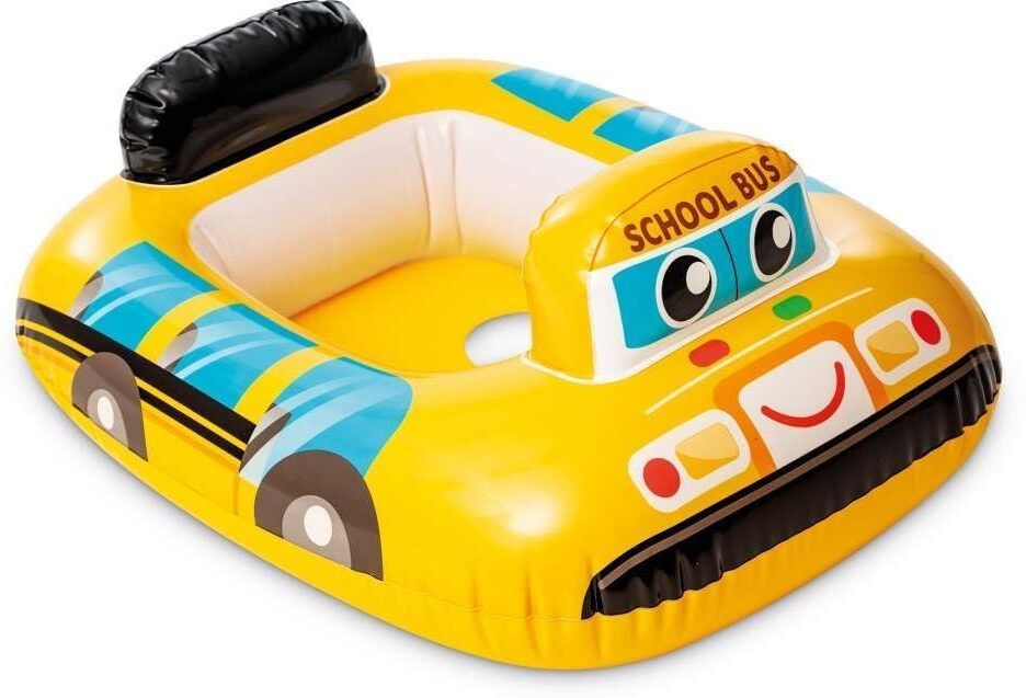 Kids Swimming Tube – School Bus Design | Inflatable Baby Float Ring (1–3 Years) Inflatable Pool Accessory-image-35
