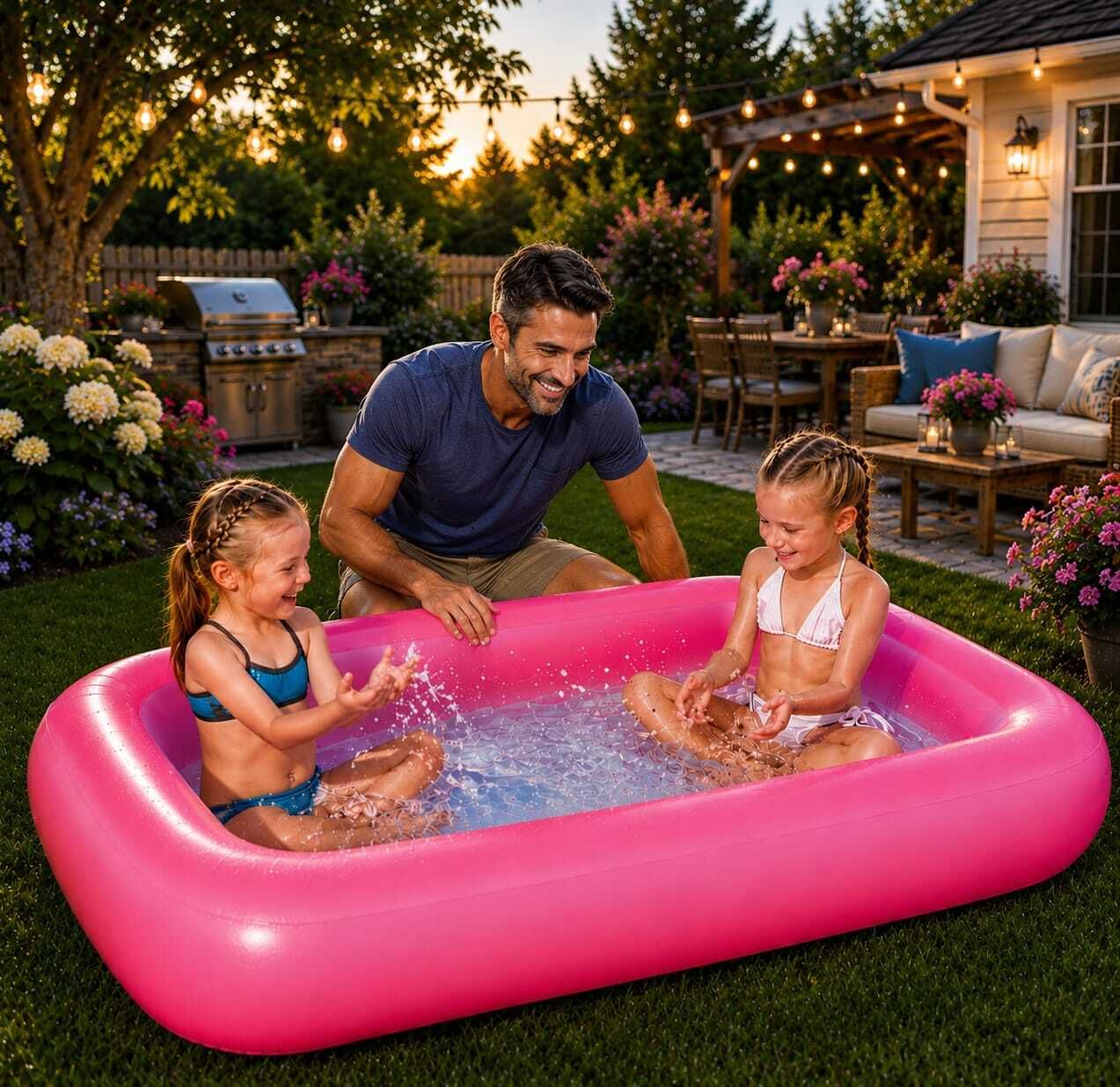 Inflatable Swimming (IND*1479)Pool for Kids Inflatable Swimming Pool-image-13