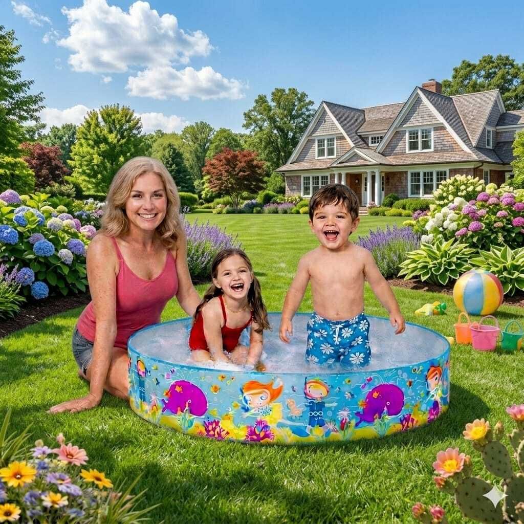 intelligent 5 Feet Non-Inflatable Kids(IND*55) Swimming Pool Inflatable Swimming Pool-picture-21