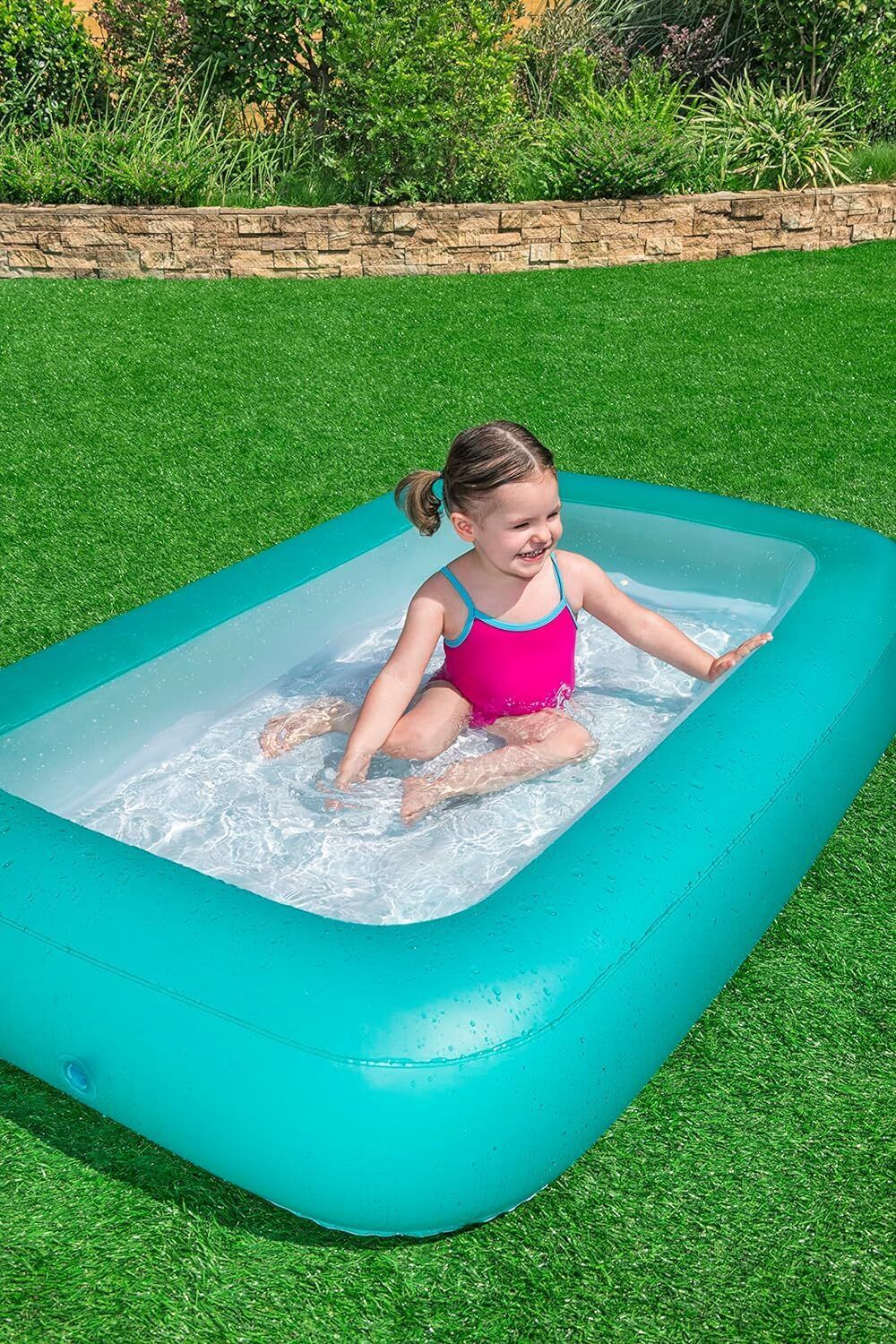 5.5 Ft Bestway Inflatable Swimming Pool For Kids Summer Season With Free Pump Inflatable Swimming Pool-image-7