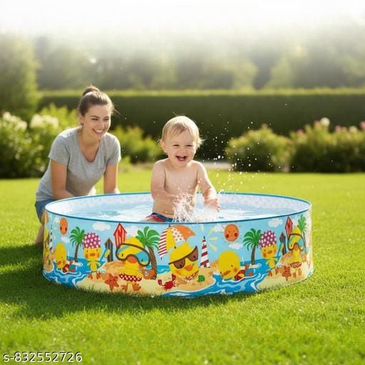intelligent 5 feet Bath tub, Water Pool for(IND*152) Kids Inflatable Swimming Pool-picture-0