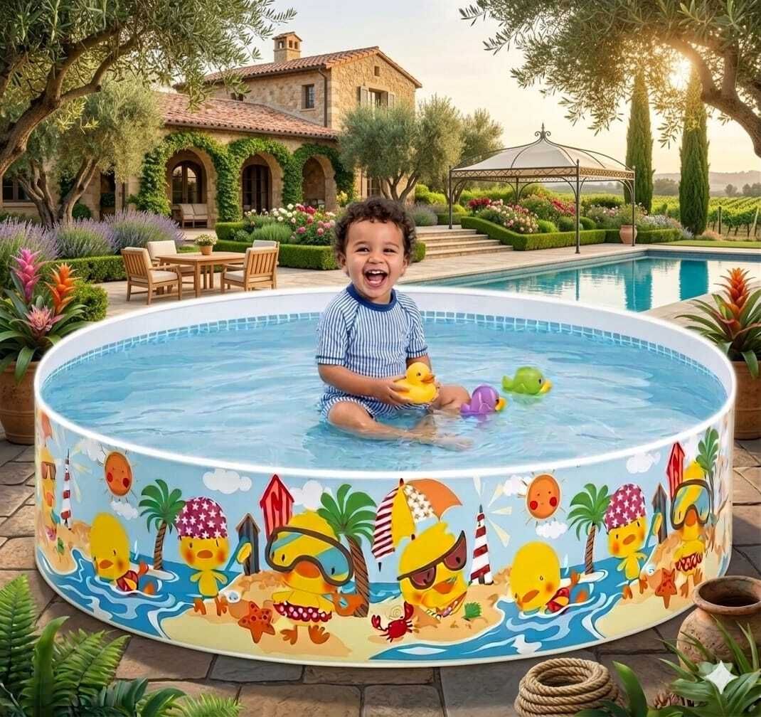 intelligent 5 Feet Kids Water Pool Bath Tub Swimming Pool Inflatable Swimming Pool-picture-39