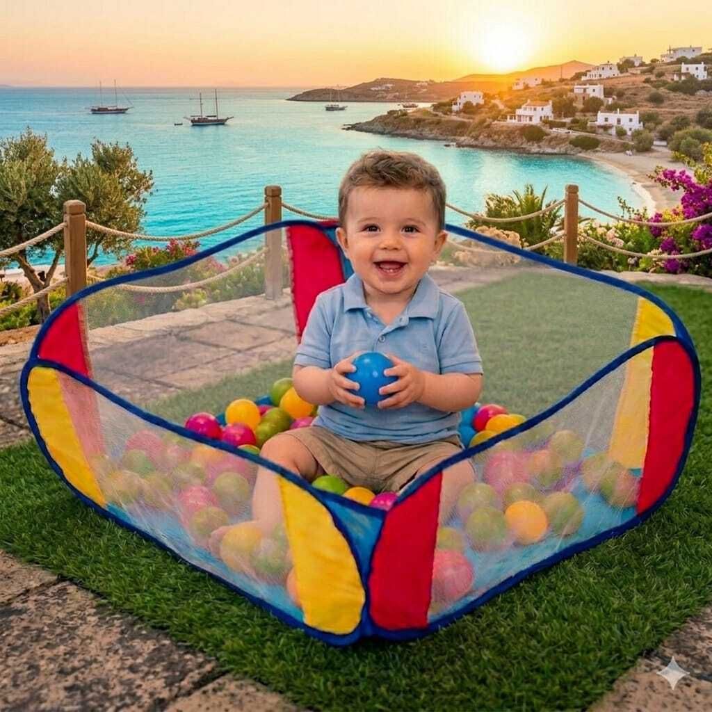 kindertales Ball Pool for Kids(IND*216130) Ball Pit Foldable Inflatable Ball Pits-picture-42