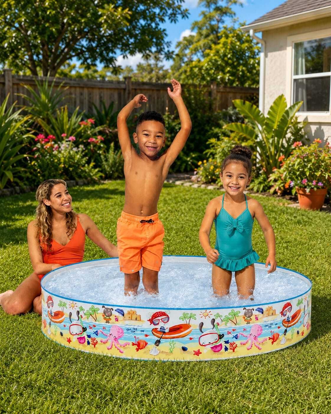 intelligent 5 Feet Kids Bath Tub(IND*754) Swimming Pool Inflatable Swimming Pool-picture-31
