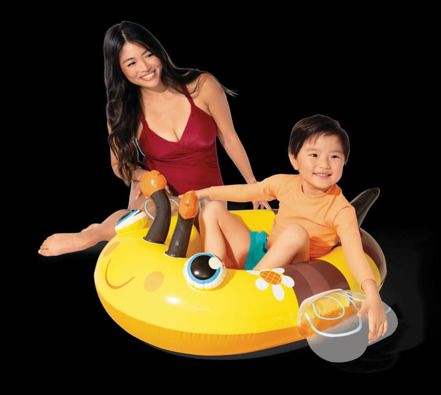 Kiddie Bee Design Inflatable(IND*7088) Pool Float Inflatable Swimming Safety Tube-image-13