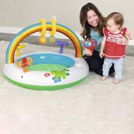 kindertales Rainbow (IND*86) Go & Grow Activity Gym With Free Pump Inflatable Swimming Pool-picture-12