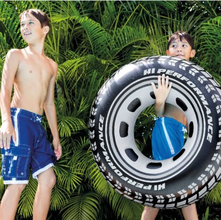 Giant Tire Inflatable (IND*8521) Floating Swimming Tube Raft Inflatable Swimming Safety Tube-image-22