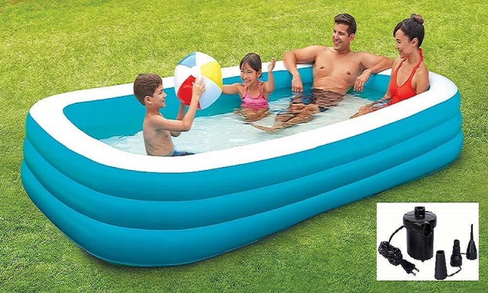 Inflatable Swimming Pool for Kids & Adults ( SPA ) Jumbo Bath Tub Inflatable Swimming Pool-image-15