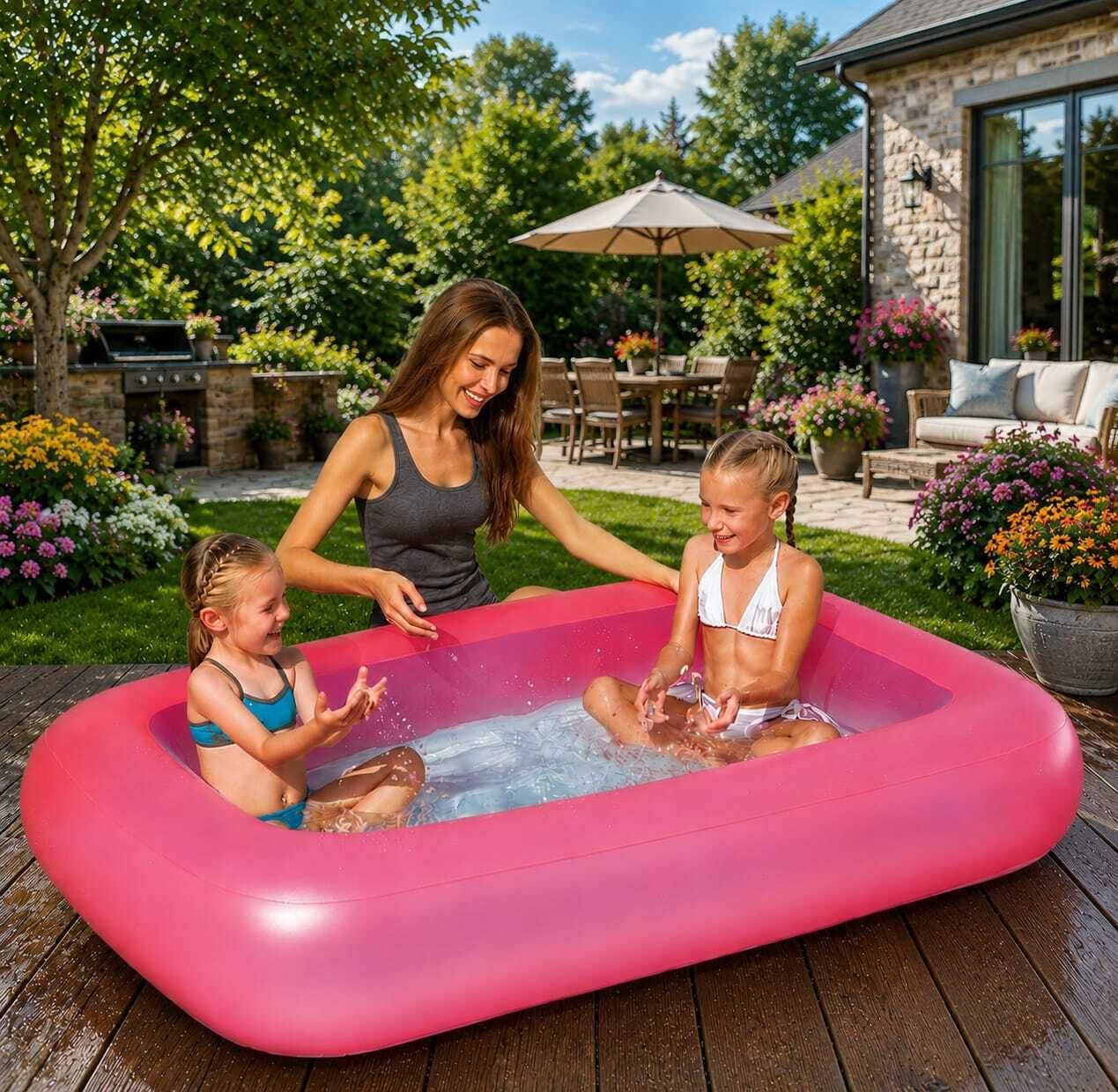 Inflatable Swimming Pool for Kids & Adults, Inflatable Swimming Pool-image-1