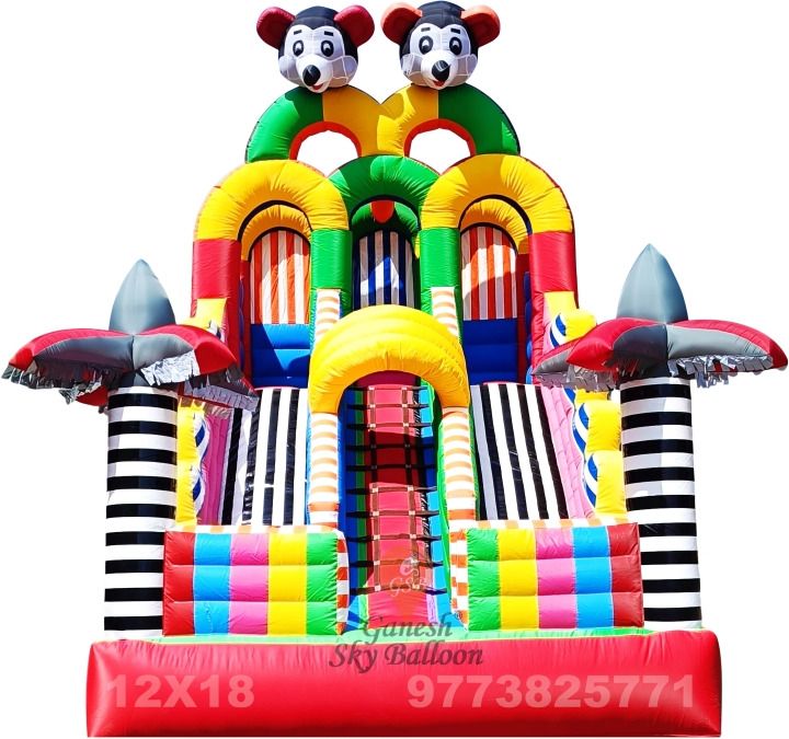 Inflatable Slide Bouncy With 12 x 18 Feet Size For Kids Play Inflatable Hoppers & Bouncer