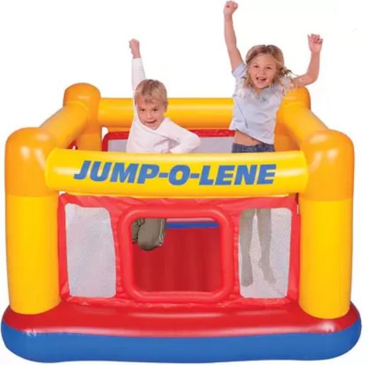 Jump O Lene (Blue) With Free Pump Inflatable Hoppers & Bouncer-image-16