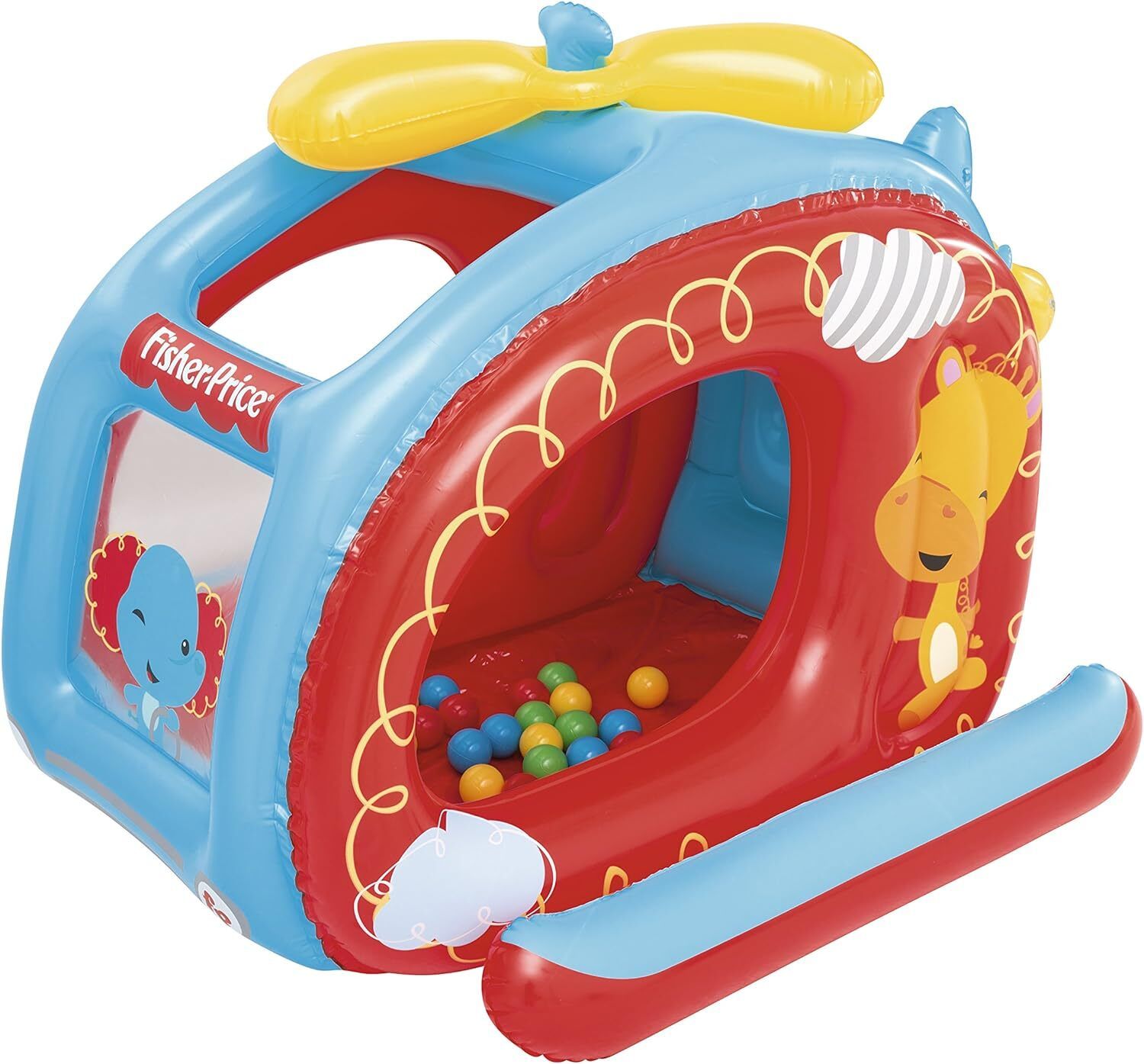 Helicopter Ball Pit 1.37m x 1.12m x 97cm Inflatable Hoppers & Bouncer-image-41