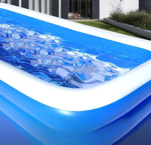 8.7 Inch Pool Bath Tub for(IND*8552) Kids and Adults Inflatable Swimming Pool-image-36