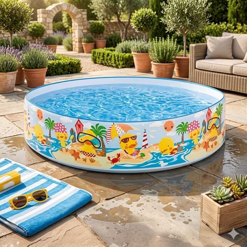 intelligent Kids - 5 Feet Inflatable(IND*957) Swimming Pool Inflatable Swimming Pool-picture-32