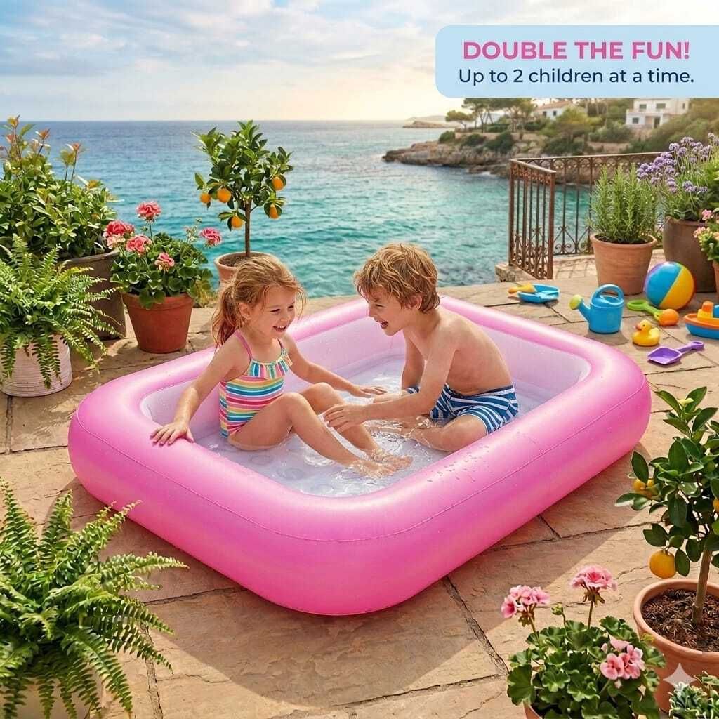Foldable Portable Bath (IND*273)Tub for Kids & Adults Inflatable Swimming Pool-image-42