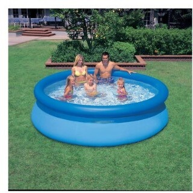 tiny tales Intex 8FT Easy Set Pool With Free Pump Inflatable Swimming Pool image 1