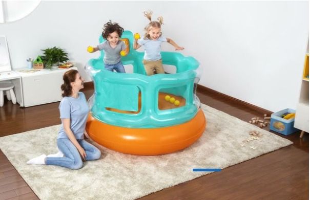 intelligent Inflatable Bounce Castle and Play Pool (Multicolor) Inflatable Hoppers & Bouncer-picture-34