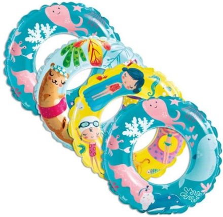 Swimming Pool Fun Transparent Rings for (IND*3216) Kids Inflatable Swimming Safety Tube-image-29