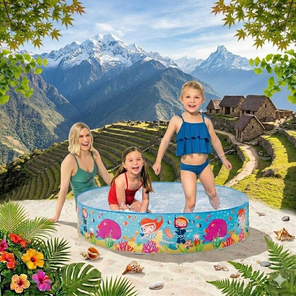 hornflow 4 Feet Swimming Pool for(IND*033) Kids Non-Air Inflatable Swimming Pool-picture-45