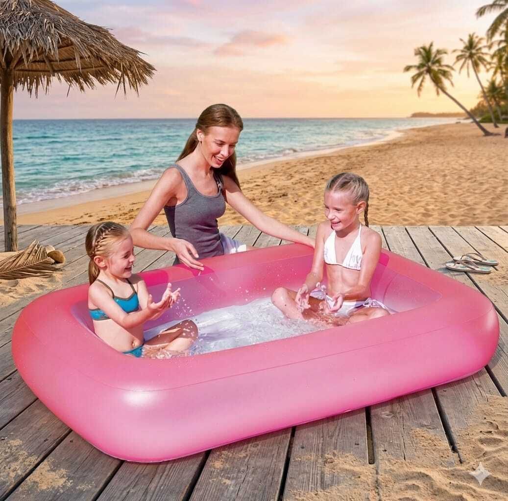 Inflatable Swimming (IND*79)Pool for Kids & Adults, Inflatable Swimming Pool-image-35
