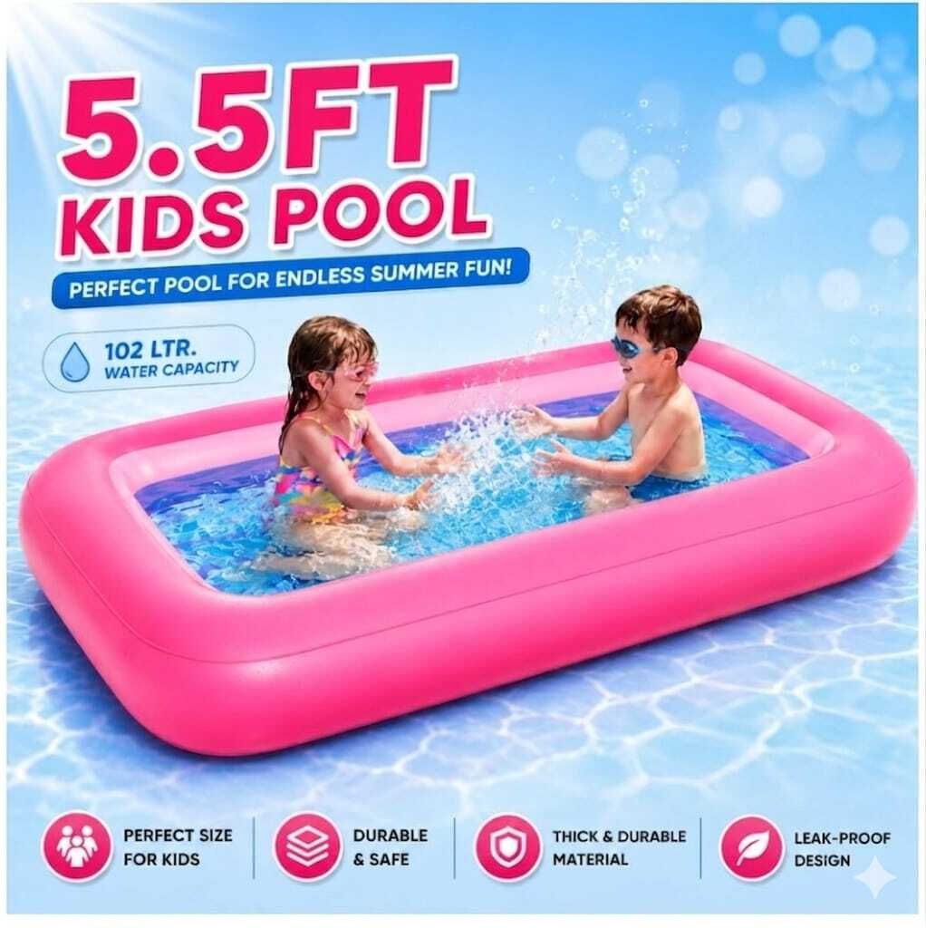 Inflatable Swimming (IND*19)Pool for Kids & Adults, Inflatable Swimming Pool-image-29