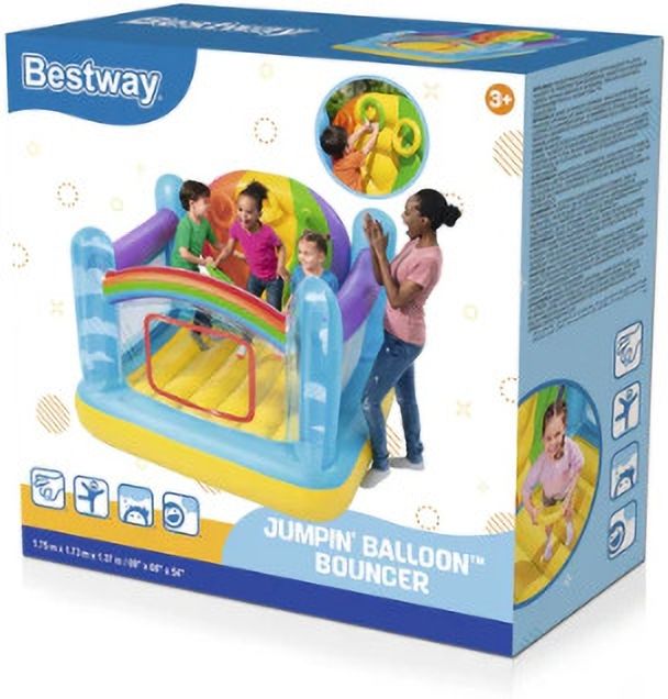 Inflatable Mini Kids(IND*98793) Bouncy With Free Electric Pump Inflatable Hoppers & Bouncer