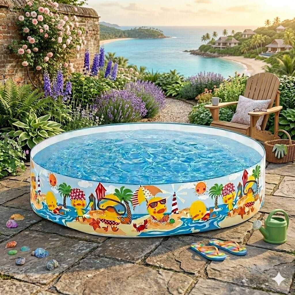 intelligent Summer Special 5 feet Kid (IND*1207)Swimming Pool Inflatable Swimming Pool-picture-24
