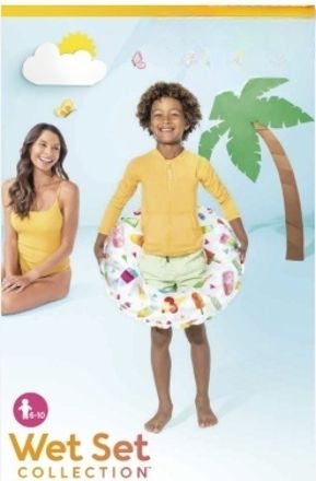 Lively Print Rings Swimming Pool Rings(IND*782096) For Kid Inflatable Swimming Safety Tube-image-22