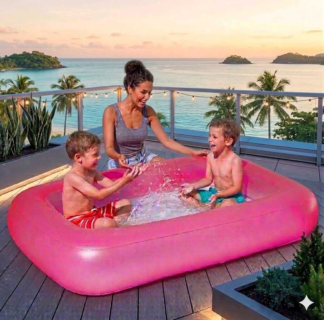 Outdoor Pink (IND*2347)Swimming Pool Inflatable Swimming Pool-image-38