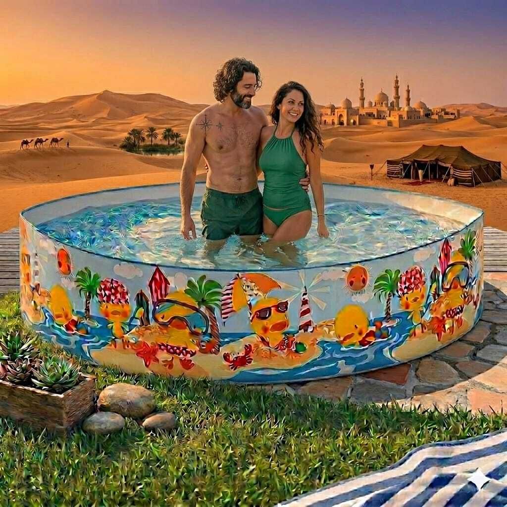 tiny tales 5 Feet Non-Inflatable Kids(IND*5) Swimming Pool Inflatable Swimming Pool-picture-9