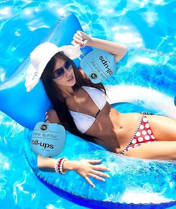 Kids Inflatable Arm Float Bands for Swimming Pool Training and Water Safety Inflatable Swimming Safety Tube-image-30
