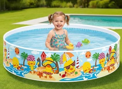 5 ft Play Pool for Home Garden &(IND*650) Summer Inflatable Swimming Pool-image-15