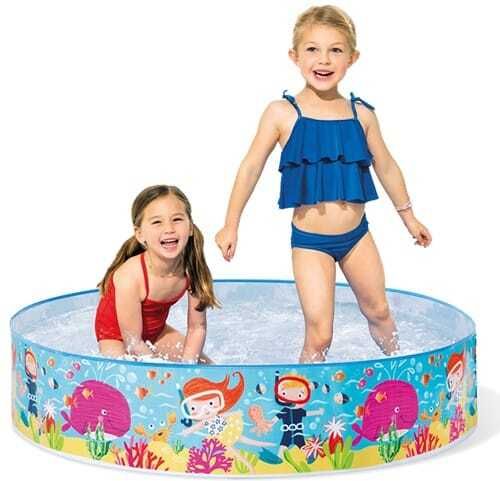 kindertales Above Ground Kids Pool - Paddling Pool Inflatable Swimming Pool-picture-36