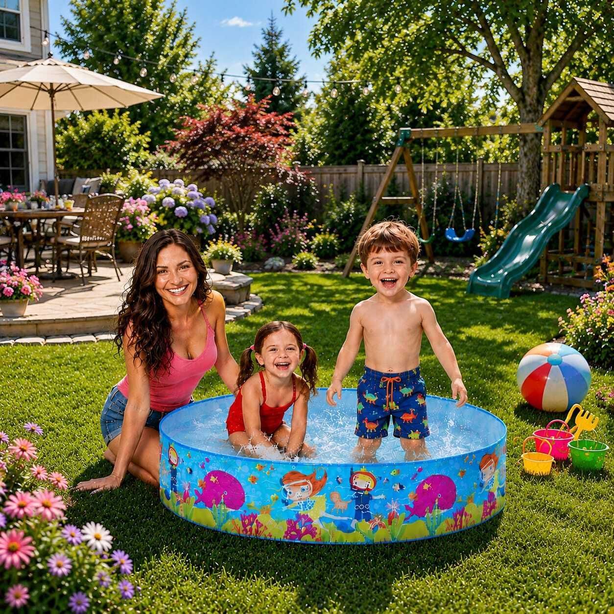 tiny tales Air Home Garden Inflatable (IND*032)Swimming Inflatable Swimming Pool-picture-42