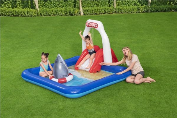 Lifeguard Tower Play Center 7'8x6'8x51 inch 53079 Inflatable Swimming Pool-image-5