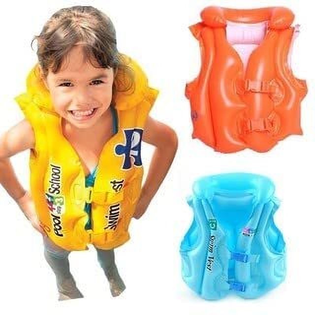 Safety Life Jacket for Pool, Beach & Water Sports Inflatable Swimming Vests-image-43