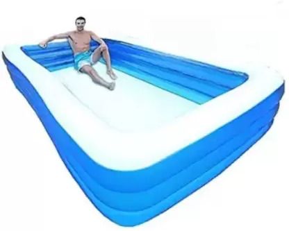 10 FEET Bath tub for Baby Inflatable Rectangular Pool with Pump Inflatable Swimming Pool