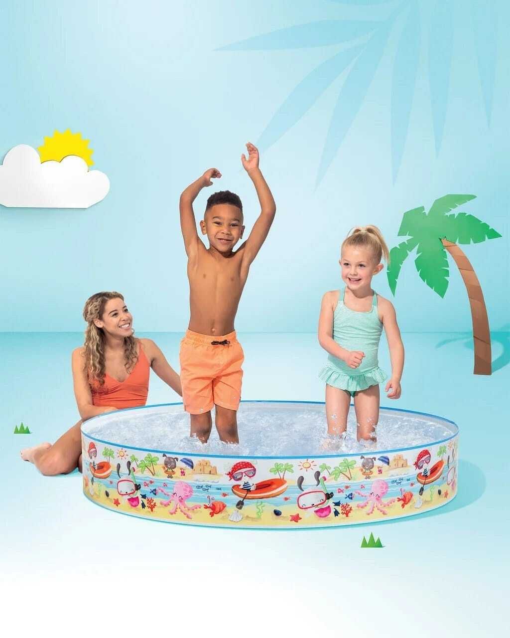 intelligent Pool For Kids - 5 Feet Inflatable Swimming Pool Inflatable Swimming Pool-picture-43