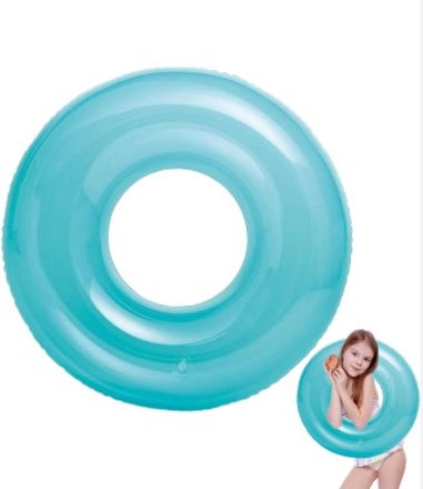 Lovely Transparent Swim Rings 59260 Inflatable (IND*8955) Pool Inflatable Swimming Safety Tube-image-0