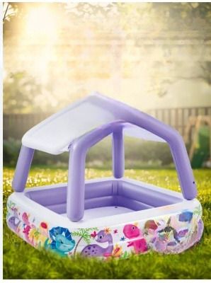 Sun Shade inflatable children's(IND*92245) pool Inflatable Swimming Safety Tube-image-7