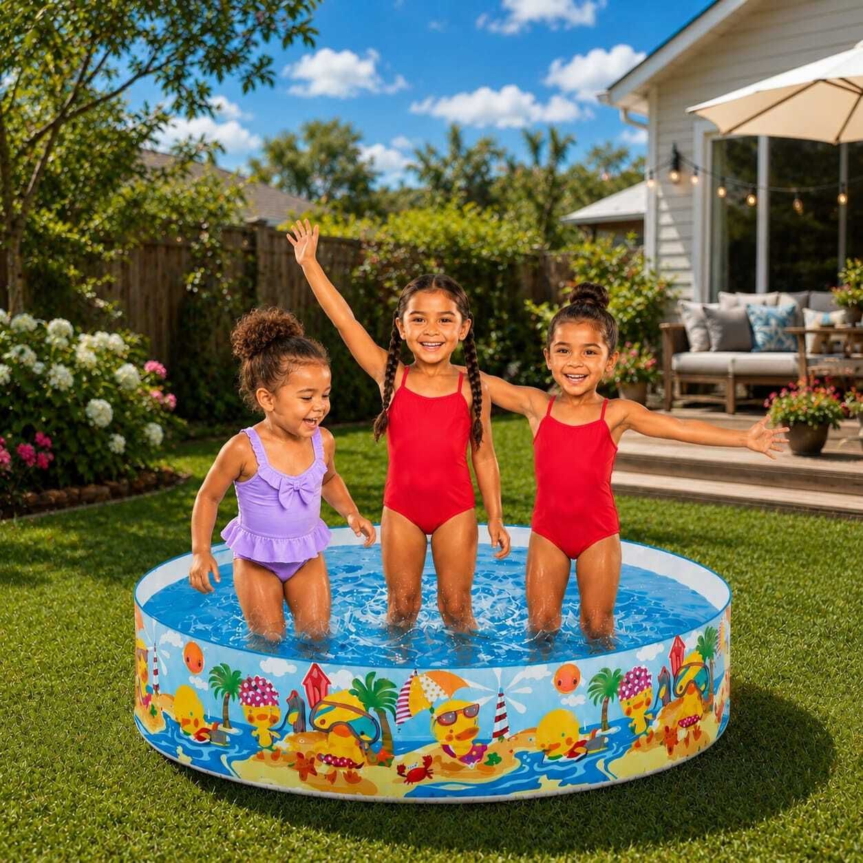 intelligent 5 Feet Non-Inflatable Kids(IND*5127) Swimming Pool Inflatable Swimming Pool-picture-22