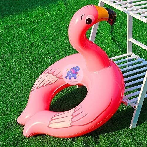 Flamingo Split Animal Themed Inflatable Swimming Ring for Kids Inflatable Pool Accessory-image-19